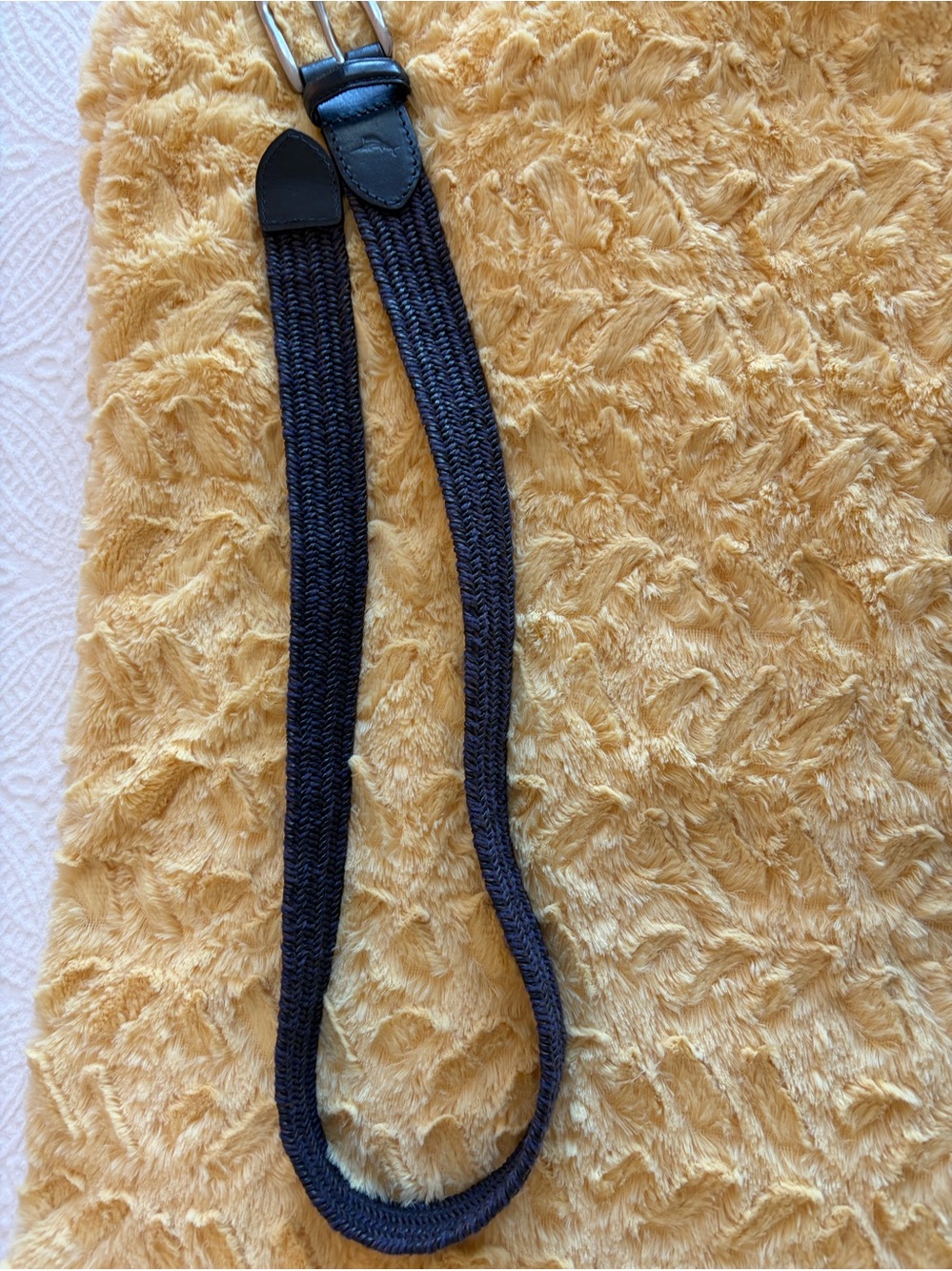 Tommy Bahama size M 34/36 leather belt. Dark grey/navy